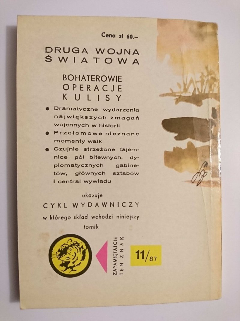 ŻÓŁTY TYGRYS: POD ZNAKIEM TRUPIEJ CZASZKI - Władysław Zieliński 1987
