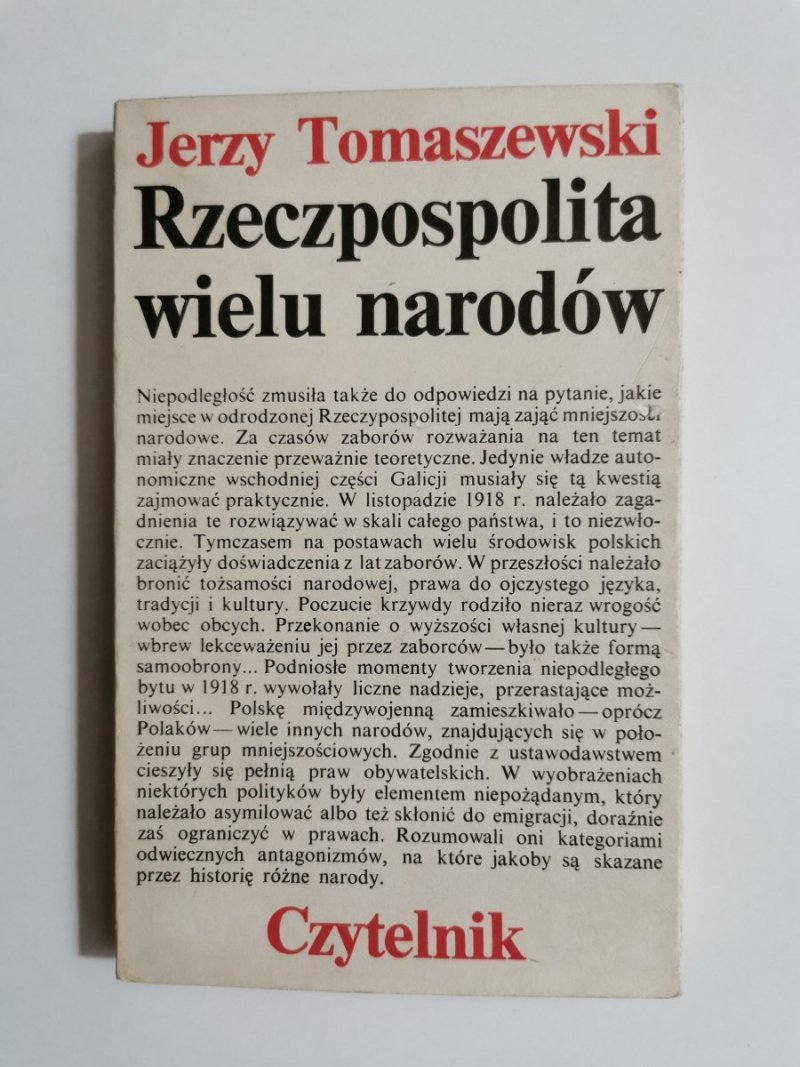 RZECZPOSPOLITA WIELU NARODÓW - Jerzy Tomaszewski 1985