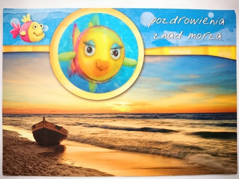 POZDROWIENIA ZNAD MORZA. RYBKA 3D