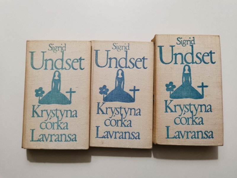 KRYSTYNA CÓRKA LAVRANSA TOMY OD 1 DO 3 - Sigrid Undset 1973