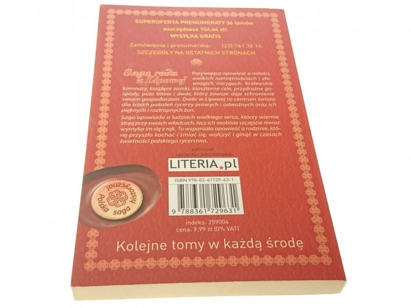 SAGA RODU Z LIPOWEJ TOM 22 NIEOCZEKIWANY POWRÓT