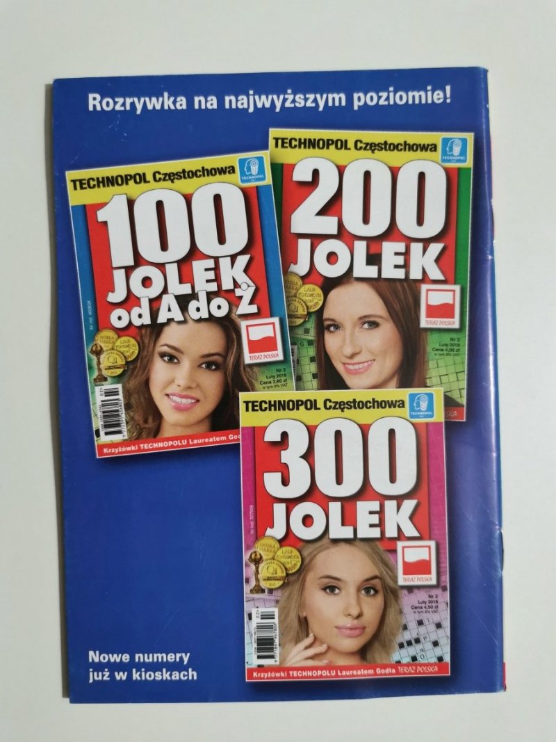 KRZYŻÓWKI Z PRZYMRUŻENIEM OKA NR 2 (79) LUTY 2018