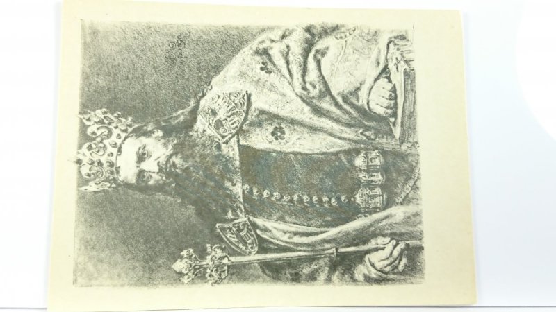 JAN MATEJKO 1838-1893 POCZET KRÓLÓW KAZIMIERZ 3
