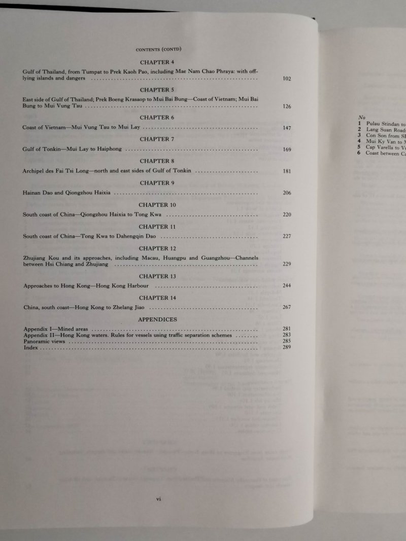 CHINA SEA PILOT VOLUME I 1978