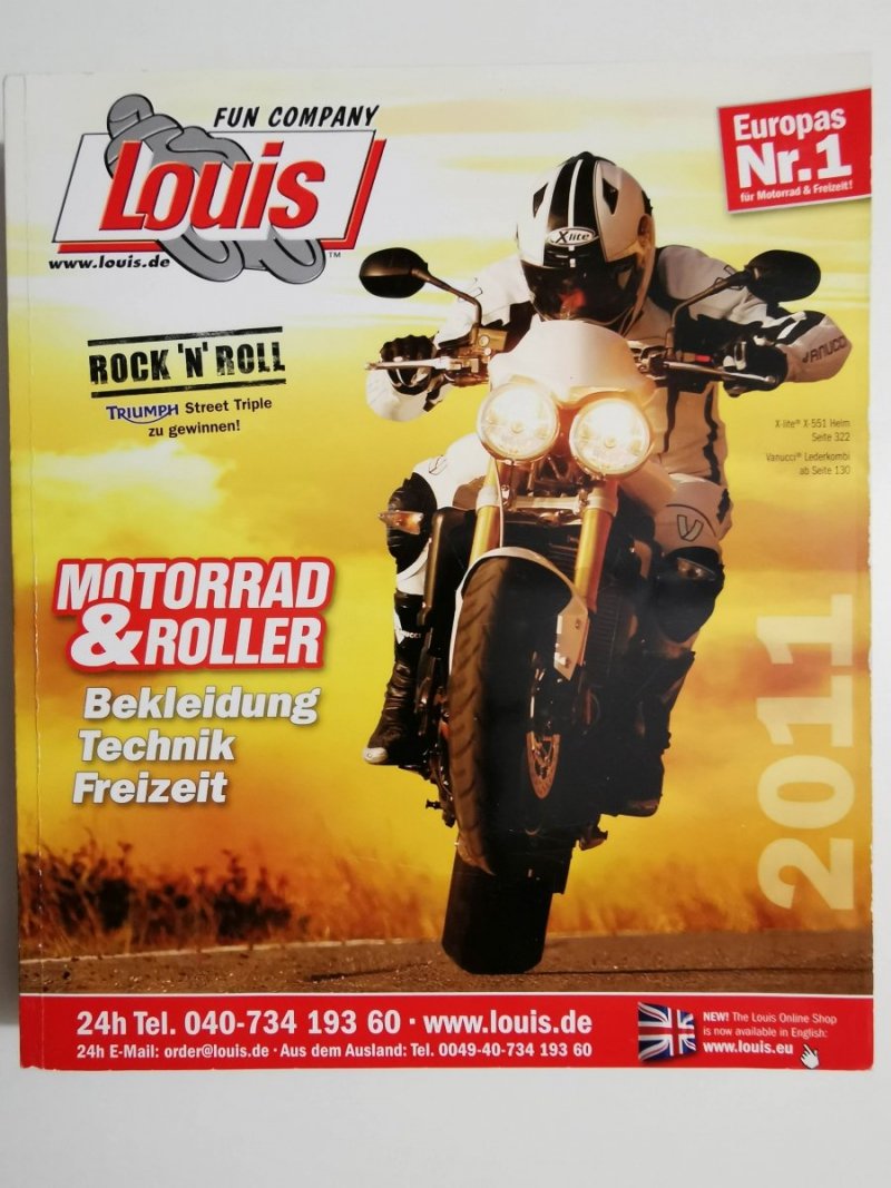 Katalog artykułów motocyklowych Louis 2011