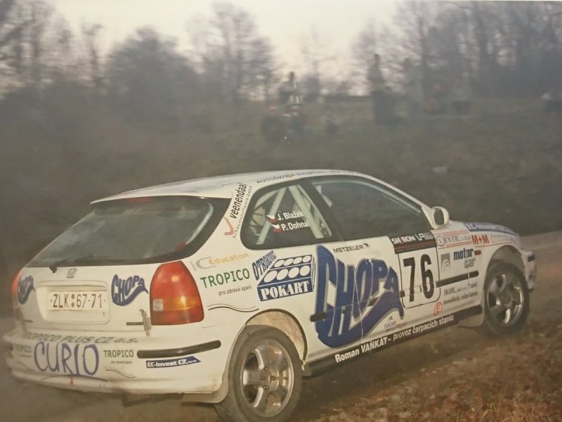 RAJD WRC 2005 ZDJĘCIE NUMER #295 HONDA CIVIC