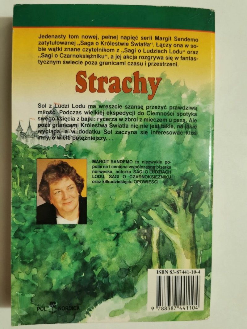 SAGA O KRÓLESTWIE ŚWIATŁA TOM 11 STRACHY - Margit Sandemo 1999