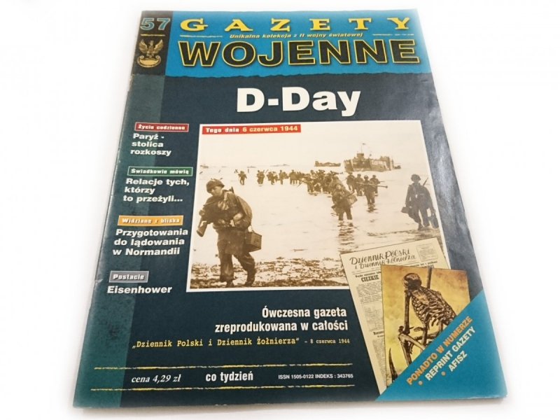 GAZETY WOJENNE NR 57 D-DAY