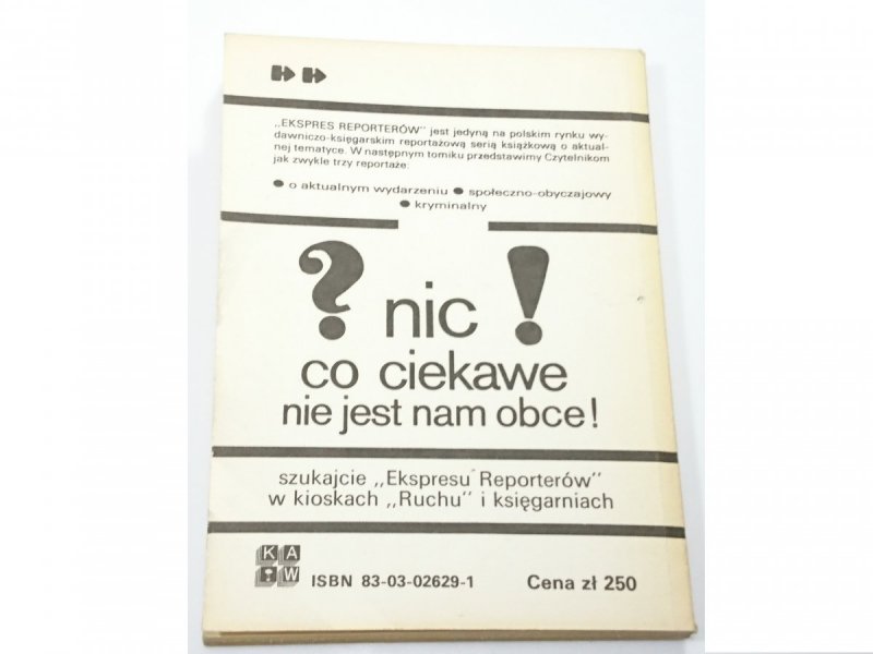 EKSPRES REPORTERÓW '89 CO SIĘ W STOCZNI DZIEJE