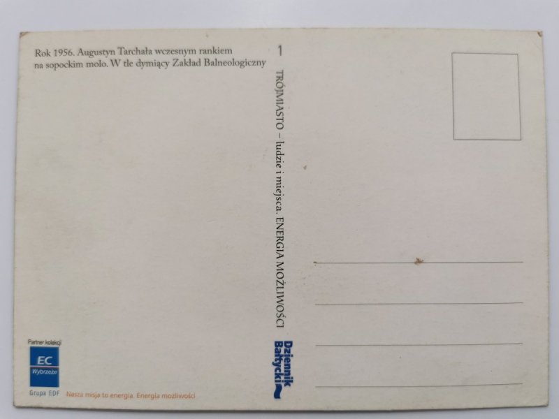 SOPOCKIE MOLO. ROK 1956 AUGUSTYN TARCHAŁA WCZESNYM RANKIEM