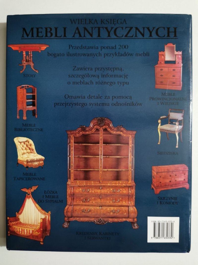WIELKA KSIĘGA MEBLI ANTYCZNYCH 