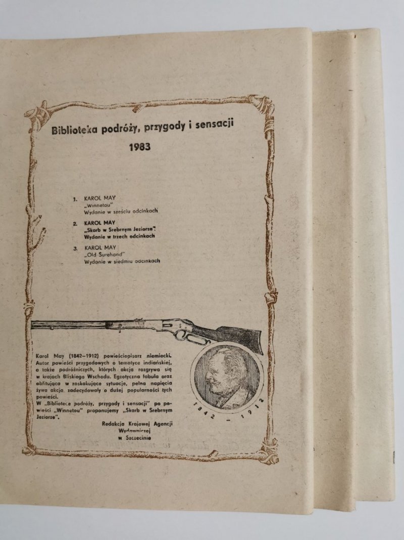 SKARB W SREBRNYM JEZIORZE CZĘŚĆ 1-3 - Karol May 1983