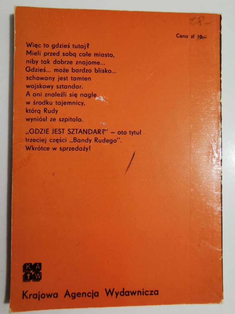 BANDA RUDEGO TOM 2 FRONTOWA HISTORIA - Janusz Domagalik 1976