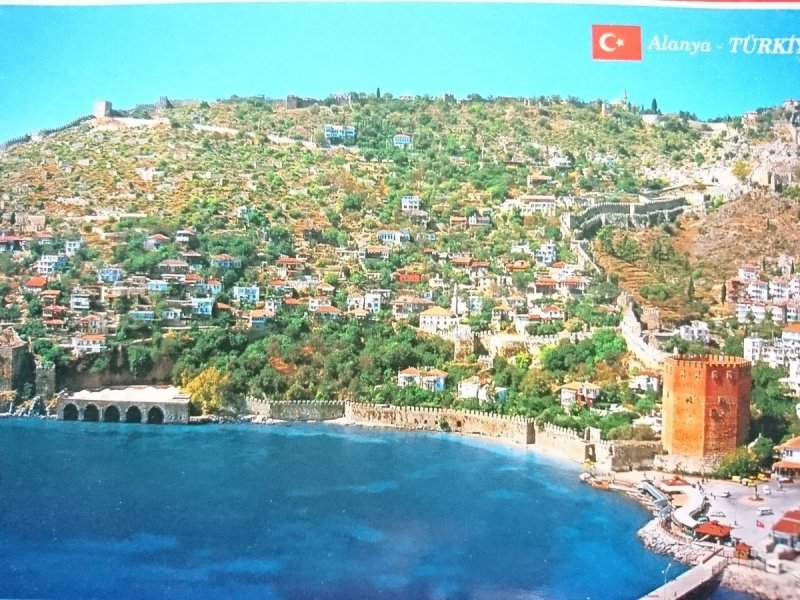 TURKIYE. ALANYA. TARIHI ALANYA KALESINDEN BIR