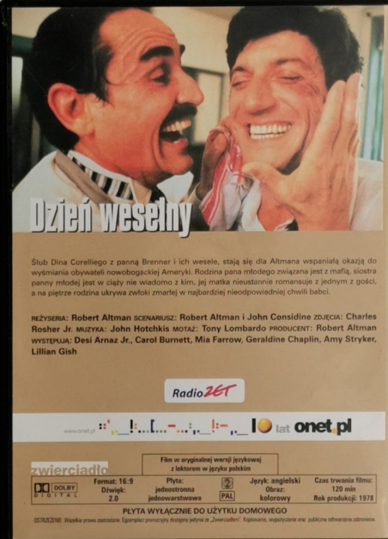 DVD. DZIEŃ WESELNY