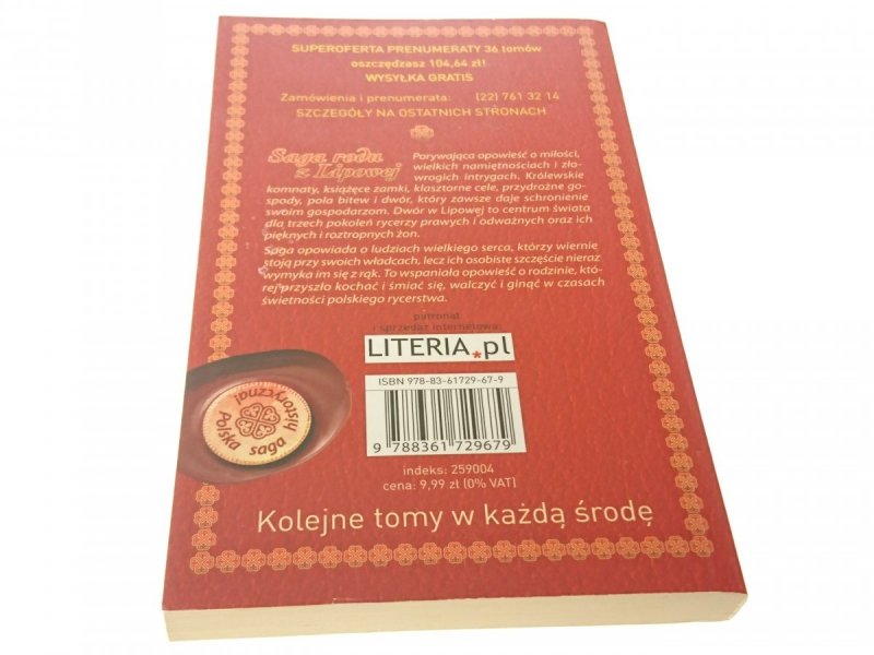 SAGA RODU Z LIPOWEJ TOM 26 SREBRNOROGI 2010