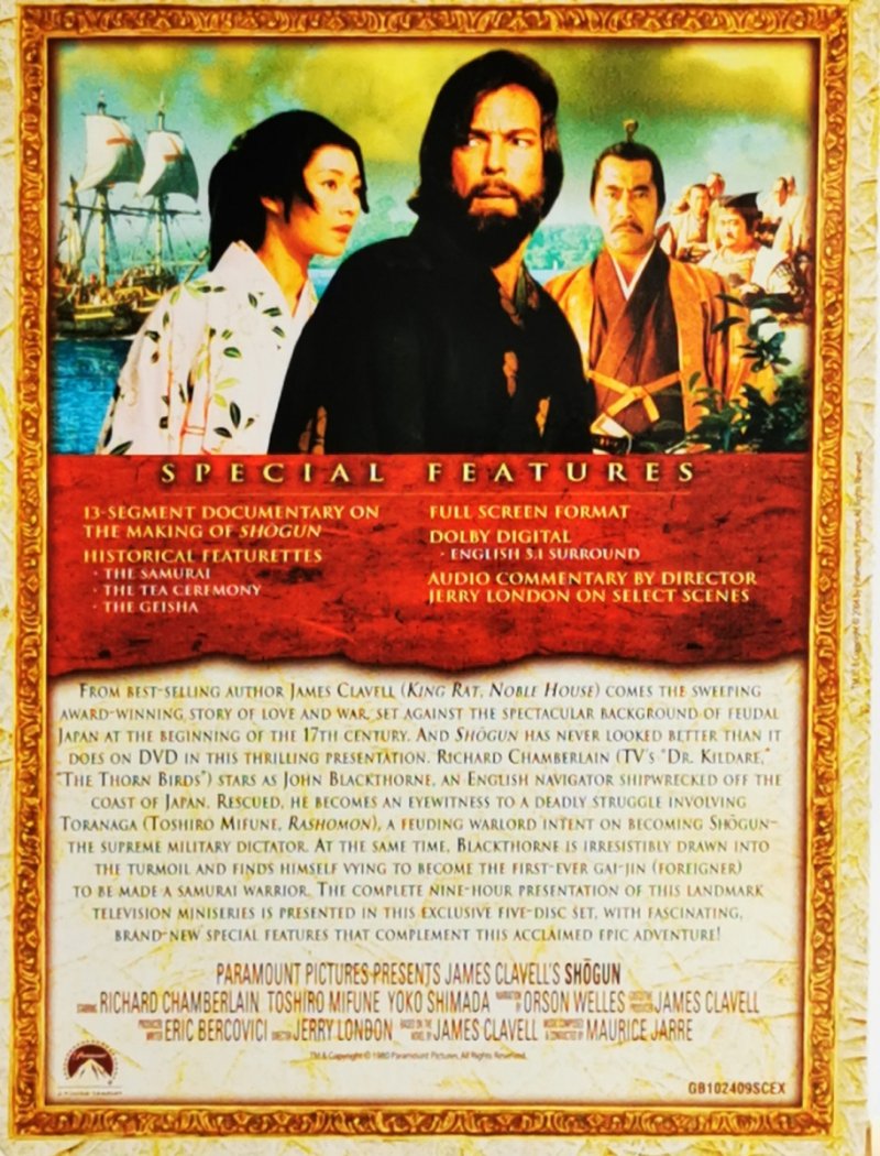 DVD. SHOGUN 5 PŁYT W KIESZENI