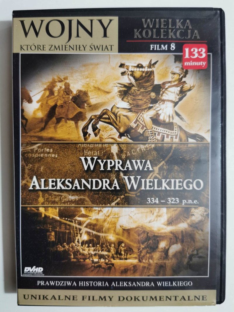 DVD. WYPRAWA ALEKSANDRA WIELKIEGO 334-323 P. N. E.
