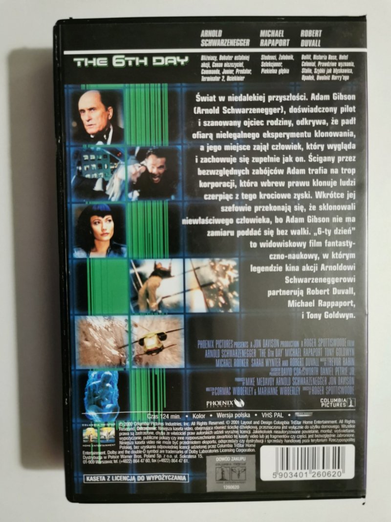 VHS. S-TY DZIEŃ SCHWARZENEGGER