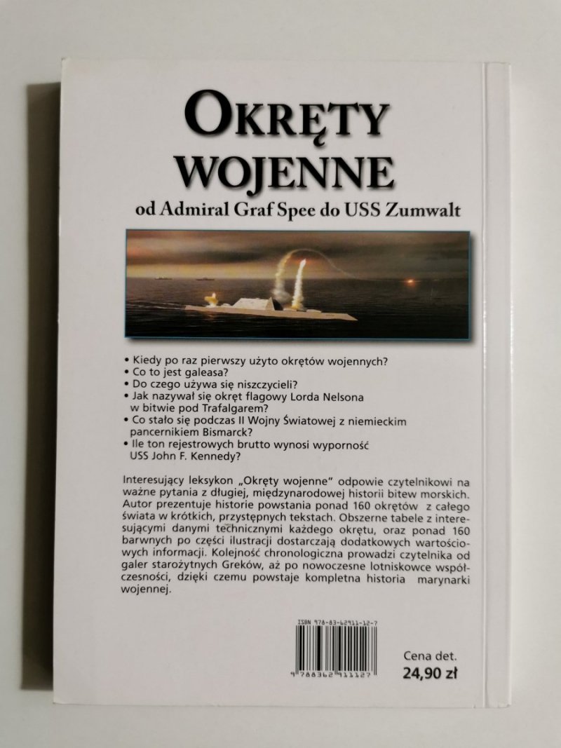 OKRĘTY WOJENNE OD ADMIRAL GRAF SPEE DO USS ZUMWALT 
