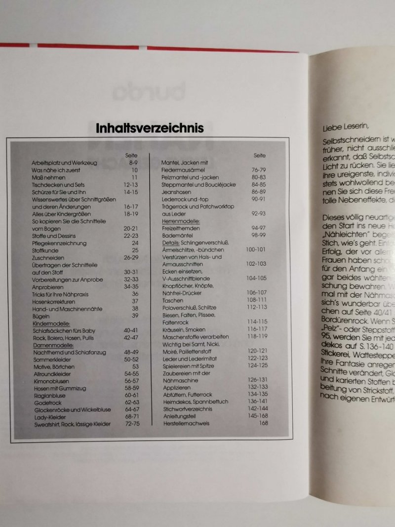 BURDA NAHEN LEICHT GEMACHT 1986