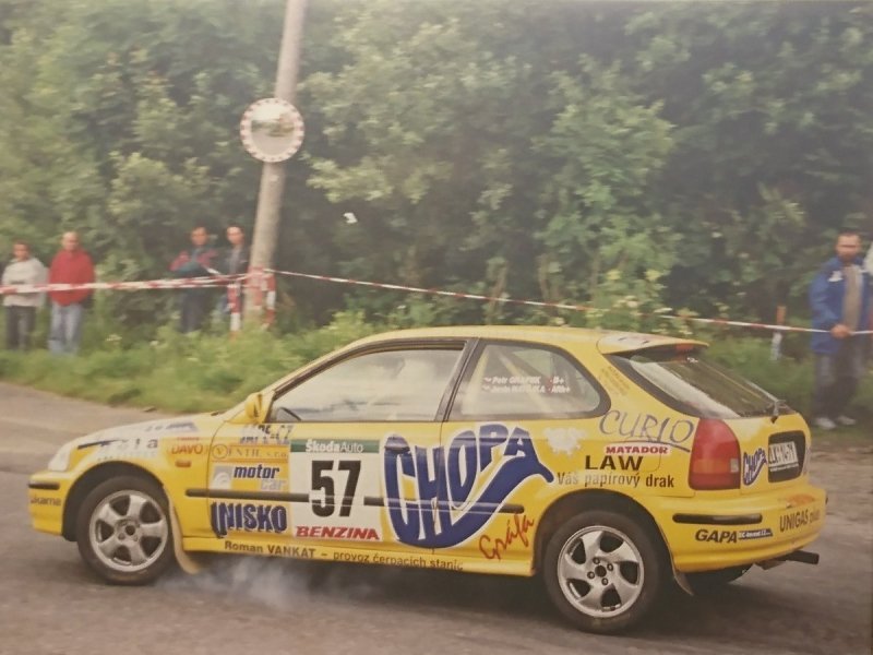 RAJD WRC 2005 ZDJĘCIE NUMER #003 HONDA CIVIC