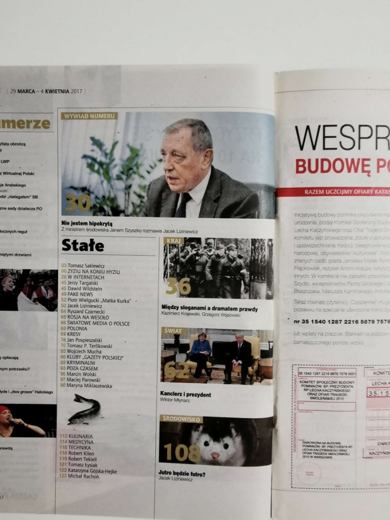 GAZETA POLSKA 29/03/2017