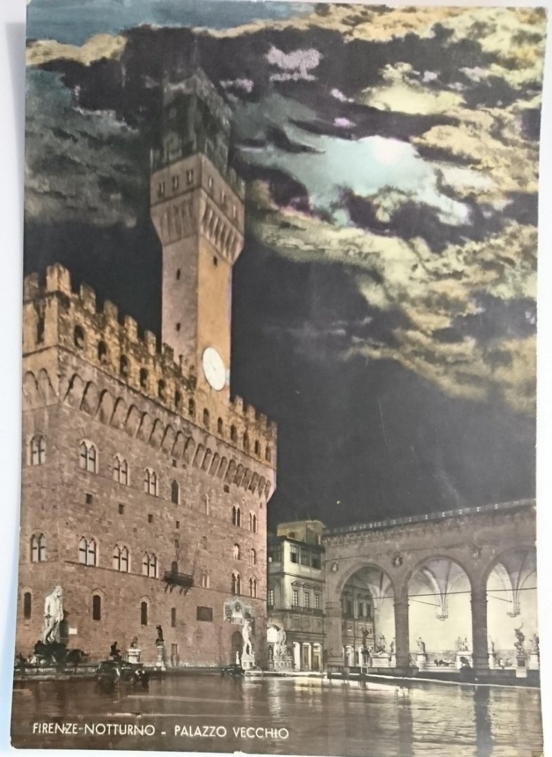 FIRENZE. NOTTURNO – PALAZZO VECCHIO