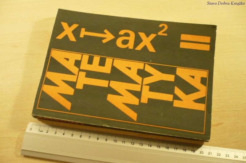 MATEMATYKA II PODRĘCZNIK - Jan Anusiak (1991)