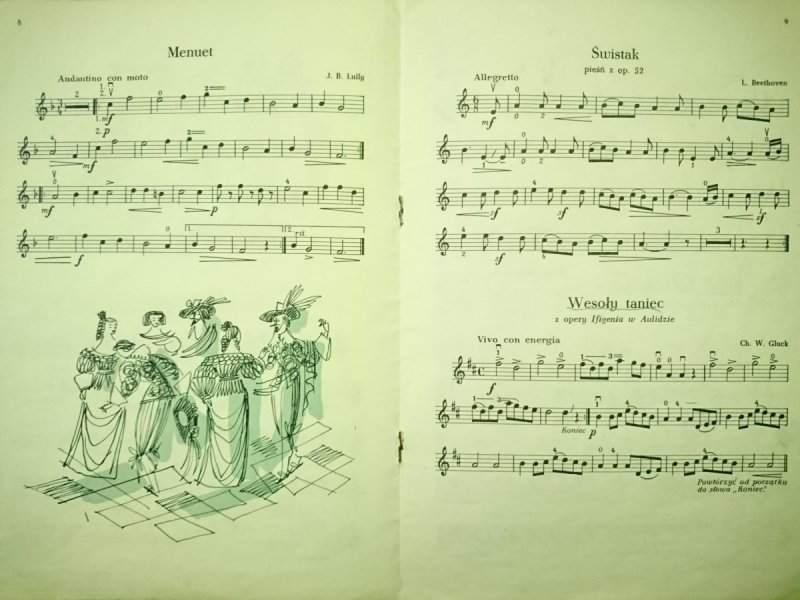 ZBIOREK TAŃCÓW I MELODII NA SKRZYPCE I FORTEPIAN