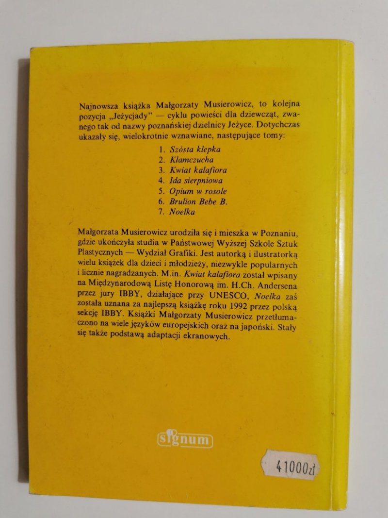 PULPECJA - Małgorzata Musierowicz 1993
