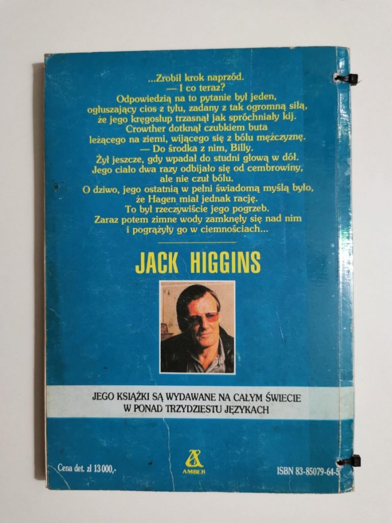MROCZNA STRONA ULICY - Jack Higgins 1990