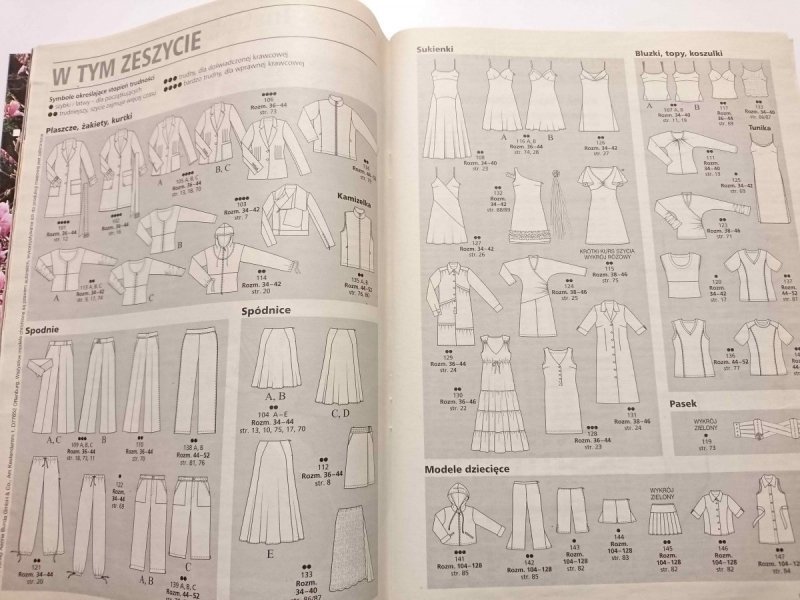 BURDA NR 5/2004 LETNIE SUKIENKI