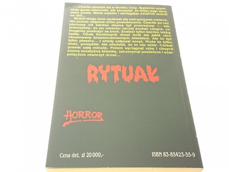 RYTUAŁ - Graham Masterton 1992