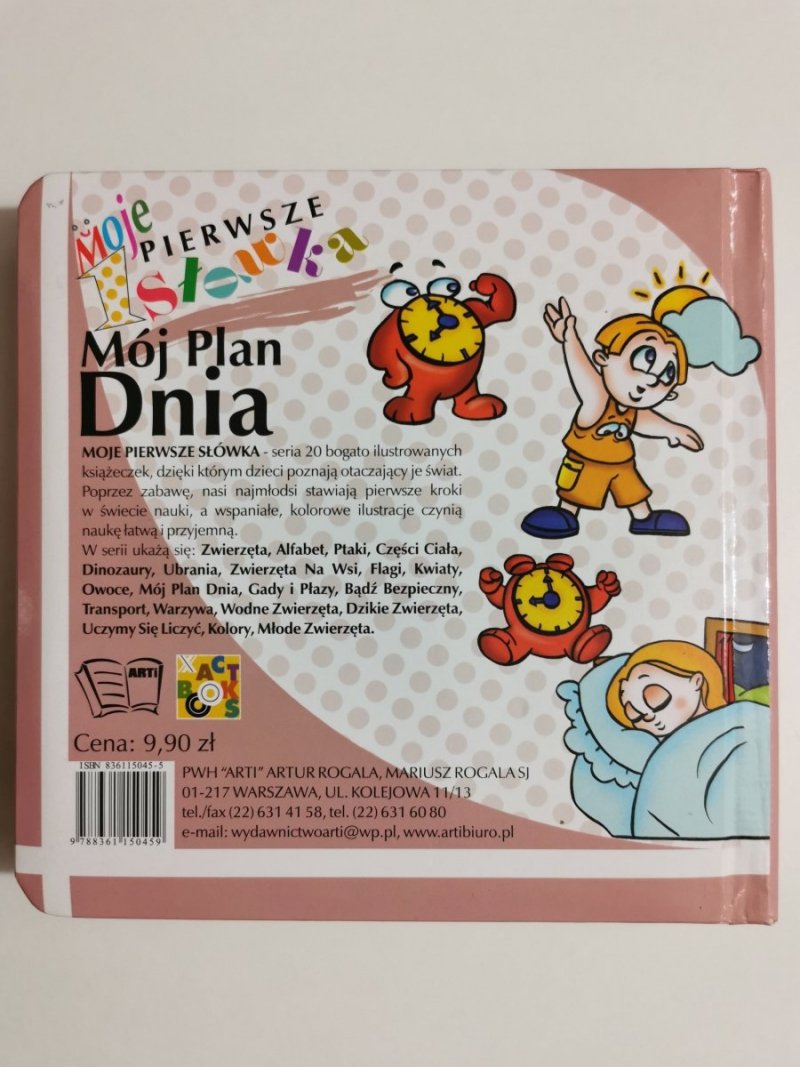 MOJE PIERWSZE SŁÓWKA. MÓJ PLAN DNIA 2008