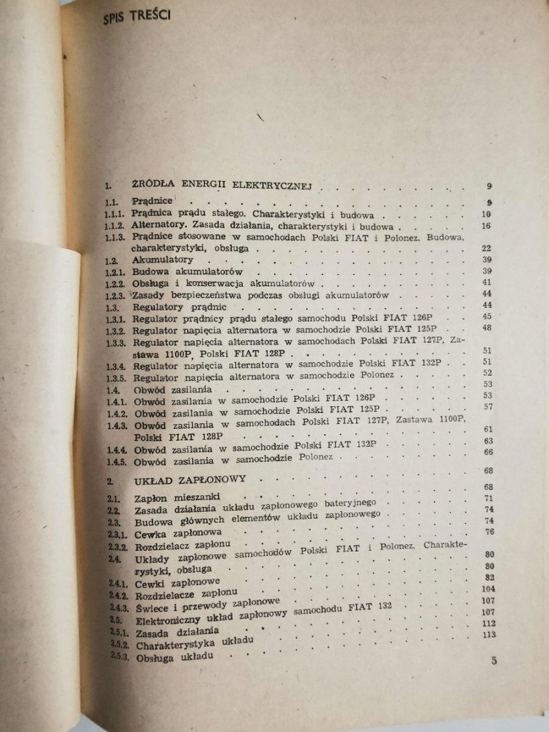 Elektrotechnika samochodów polski Fiat i Polonez - R. Demidowicz, S. Łasiewicki 1982