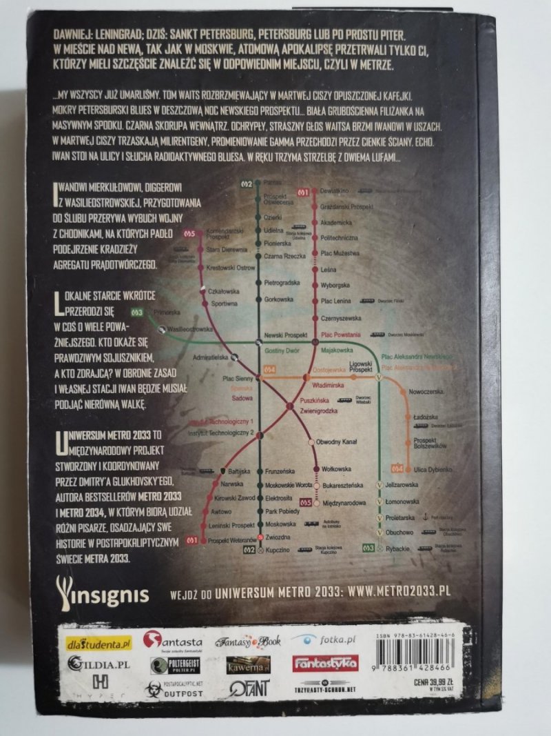 UNIWERSUM METRO 2033. PITER - Szymun Wroczek 