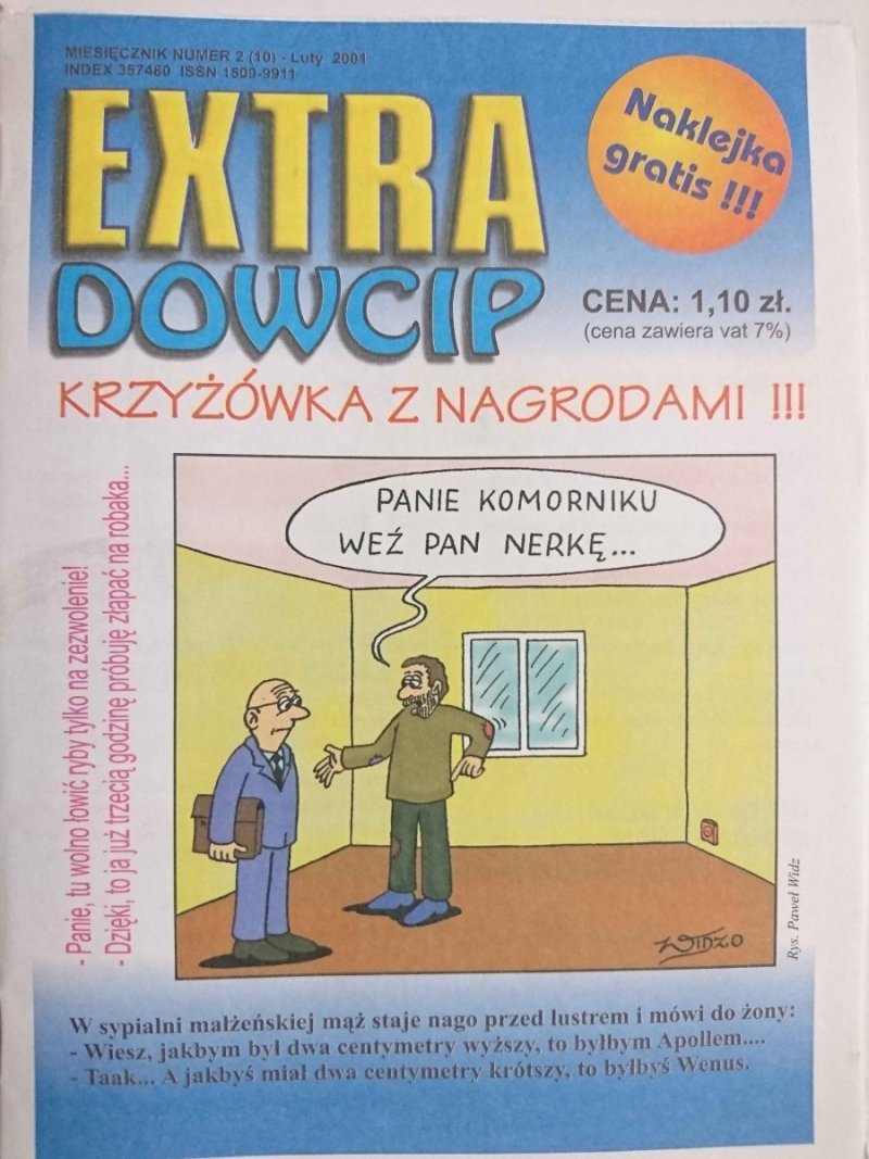 EXTRA DOWCIP Nr. 2 (10) – LUTY 2001