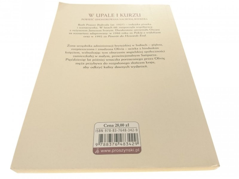 W UPALE I KURZU - Ruth Prawer Jhabvala 2010