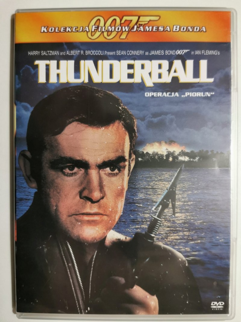 DVD. JAMES BOND 007. THUNDERBALL. OPERACJA PIORUN