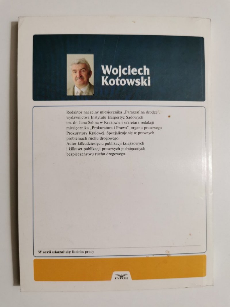 KODEKS DROGOWY PO ZMIANACH Z KOMENTARZEM EKSPERTA 2007 