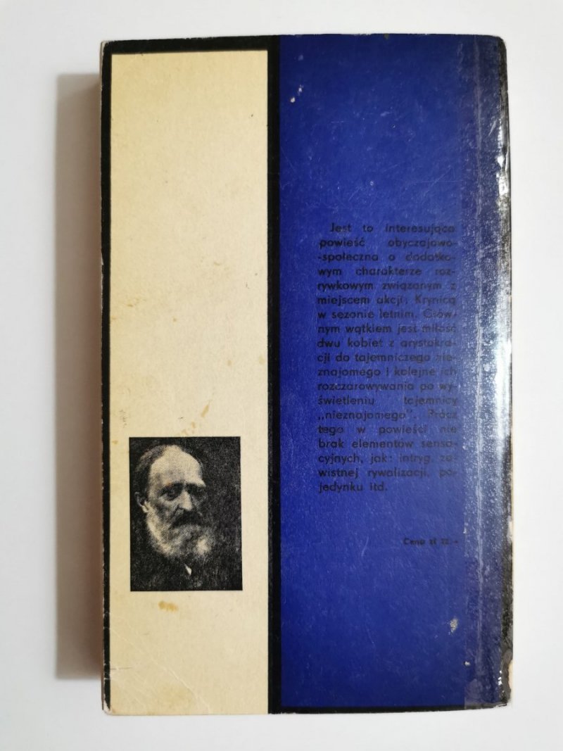 WIELKI NIEZNAJOMY - Józef Ignacy Kraszewski 1972
