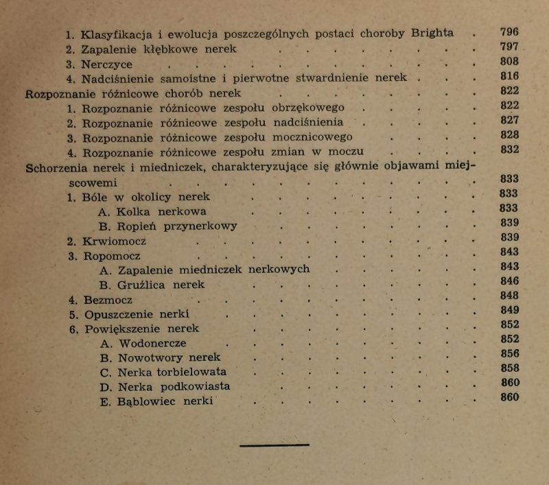 KLINIKA CHORÓB WEWNĘTRZNYCH TOM II – 1937R - M. P. Konczałowski