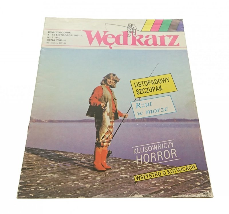 WĘDKARZ 1-15 LISTOPADA 1991 R. NR 21/40/