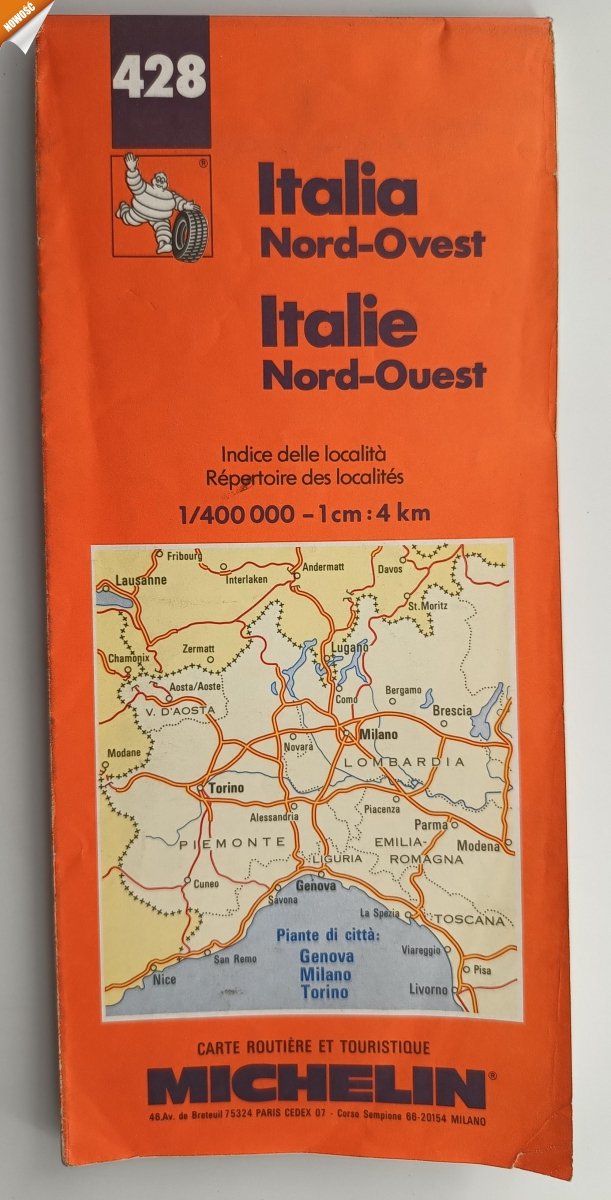 ITALIA NORD-OVEST 1:400000