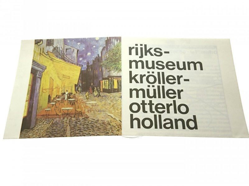 RIJSKSMUSEUM KROLLER-MULLER OTTERLO HOLLAND
