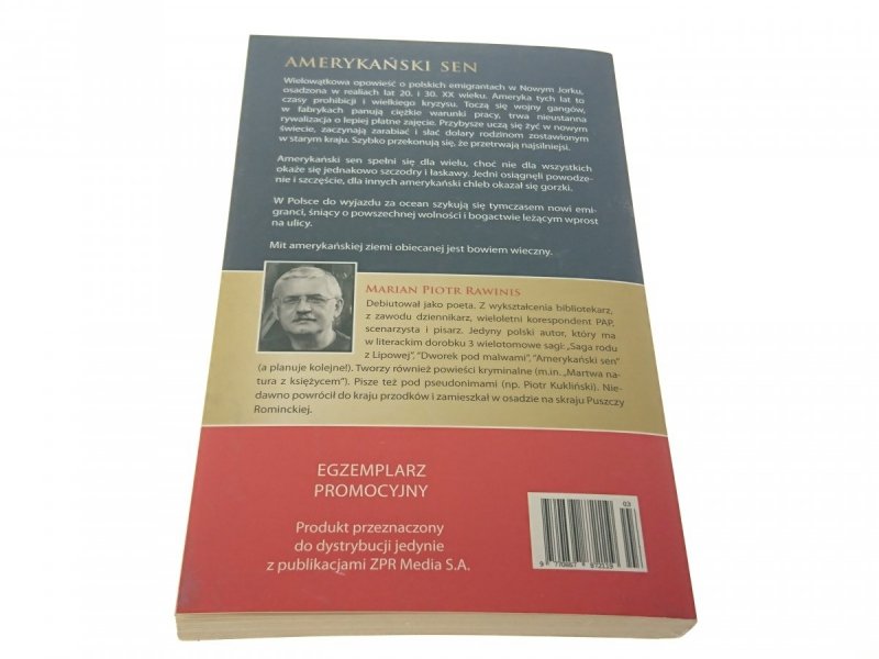 AMERYKAŃSKI SEN TOM 1 TAJEMNICZY TESTAMENT 2015