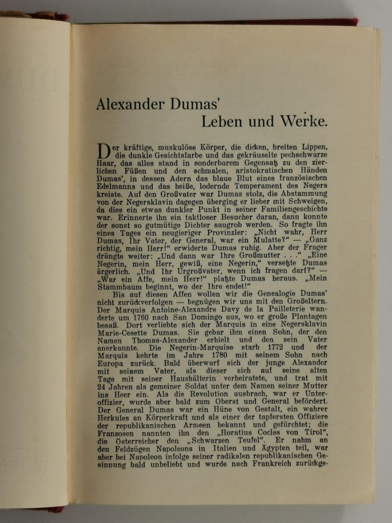 DER GRAF VON MONTE CHRISTO - Alexander Dumas