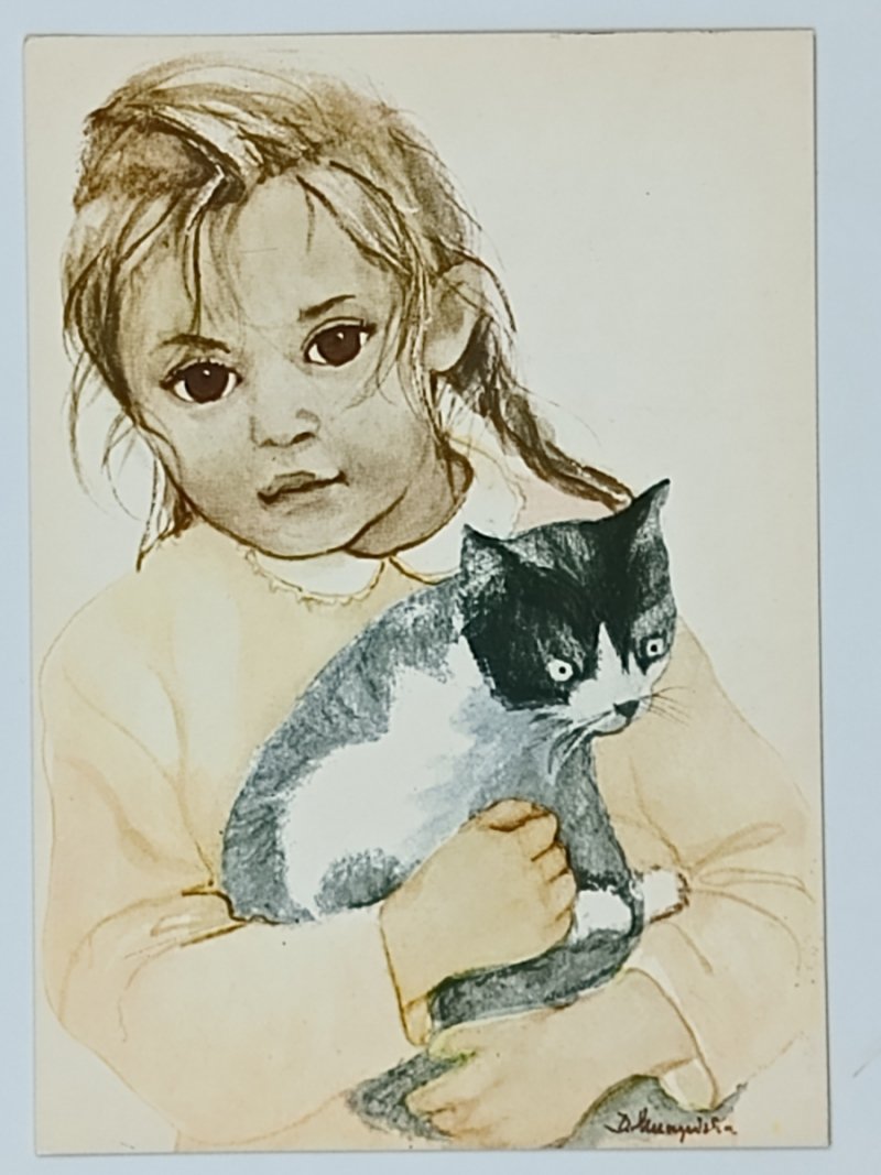 D. MUSZYŃSKA-ZAMORSKA DZIEWCZYNA Z KOTEM