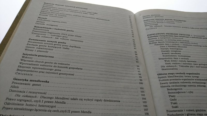 BIOLOGIA DLA KLASY IV LICEUM...- Jerzmanowski 1989